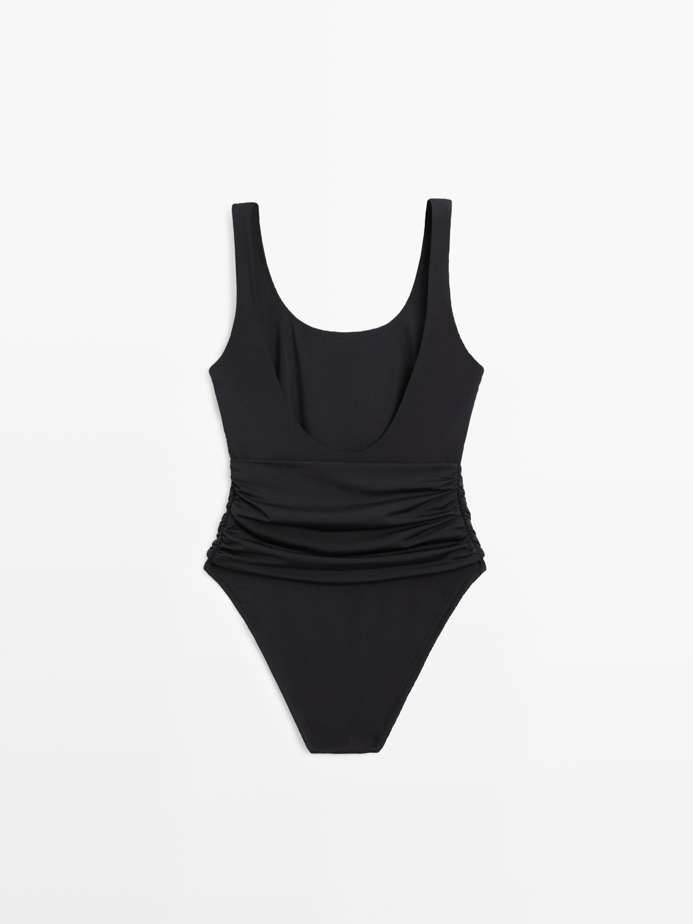 Swimsuit with rhinestone detail